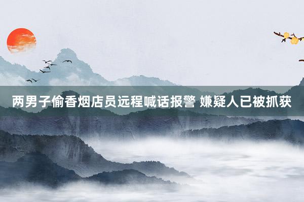 两男子偷香烟店员远程喊话报警 嫌疑人已被抓获