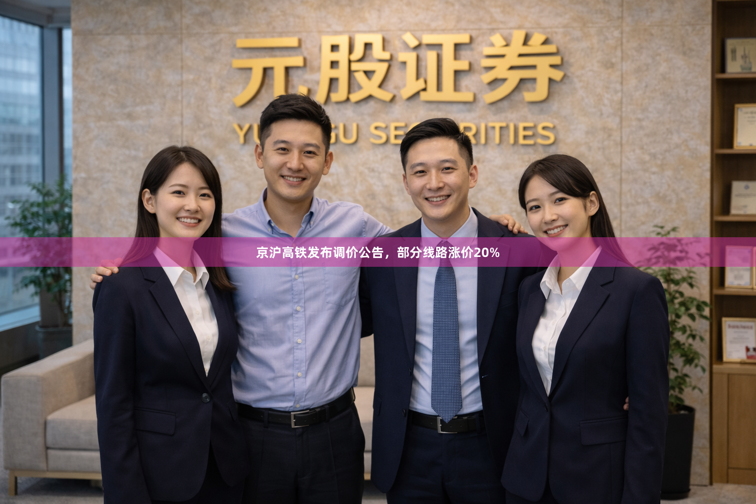 京沪高铁发布调价公告，部分线路涨价20%